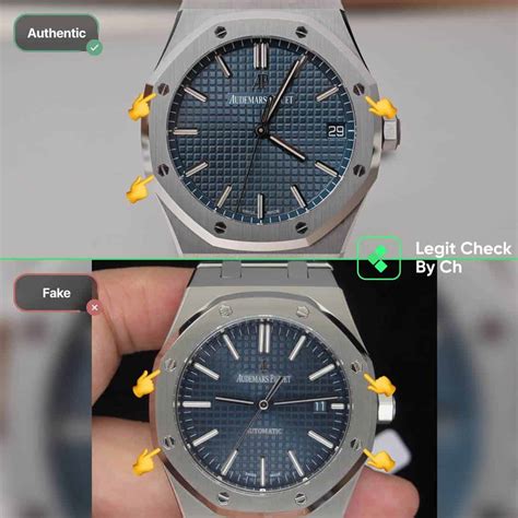 audemars piguet royal oak real vs fake|audemars piguet authenticity check.